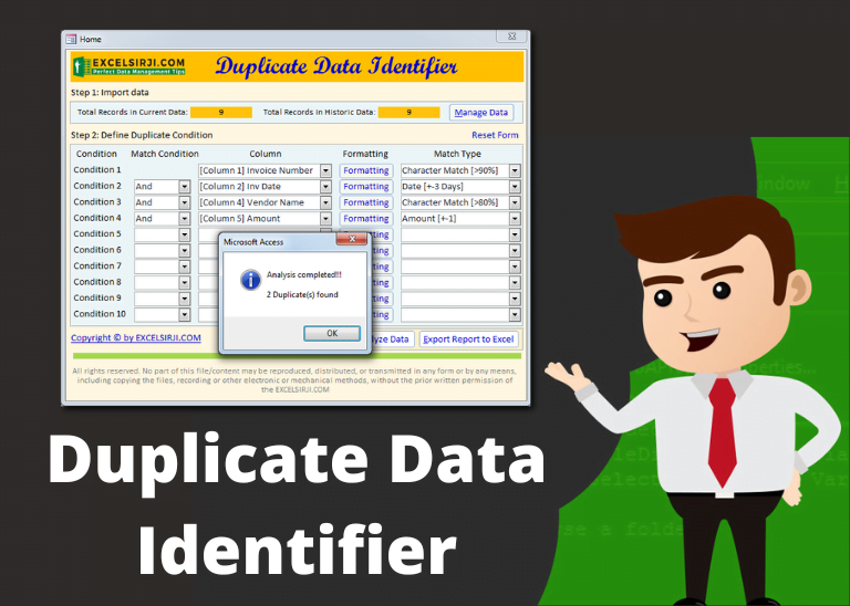 Duplicate Data Identifier Thumbnail 1